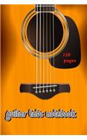 guitar tabs notebook