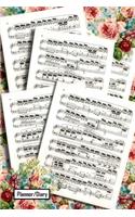 Planner/Diary: Undated Weekly Planner - Gift for Pianist, Classical Music Lover