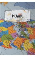 Monaco: Ruled Travel Diary Notebook or Journey Journal - Lined Trip Pocketbook for Men and Women with Lines