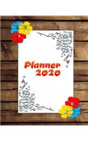 Planner 2020: Best Weekly and Monthly planner Jan 1, 2020 2021 to Dec 31, 2020 2021 - Include Weekly & Monthly Planner + Calendar and 100 plank pages to write.