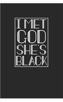 I Met God She's Black