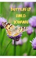 Butterfly Lined Journal