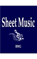 Sheet Music: 50 Pages 8.5" X 11"