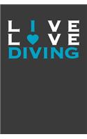 Faszination Tauchen: A5 kariert I Agenda Journal I gebunden I 120 Seiten Karo I Softcover I matt I Geschenkidee Tauchlehrer
