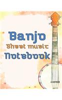 banjo sheet music notebook