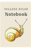 College Ruled Notebook