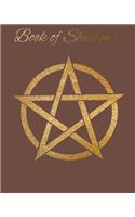 Book Of Shadows: 240 page 8x10 blank book of shadows