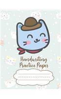 Handwriting Practice Paper Notebook