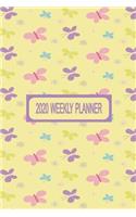 2020 Weekly Planner: Pretty Butterfly Themed Cover - Weekly Dated Diary Planner For Women