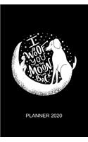 I Woof You to The Moon & Back - Planner 2020: Young Man & Pets-Day, Weekly & Monthly, Yearly Planner Book/ Diary ( 01 Jan to 31 Dec, 2020) Lovely Designed Interior (6 x 9), 366 Pages, (Pretty Si