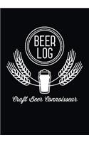 Beer Log: Craft Beer Connoisseur: Beer Rating and Tasting Log Book