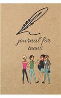 Journal for Teens: Blank Line Journal