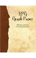 RPG Graph Paper: 1/4-inch Grid & 1/2-inch Hexagonal Grid Paper for Map-Drawing