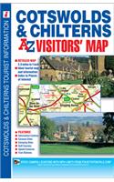 Cotswolds and Chilterns A-Z Visitors' Map