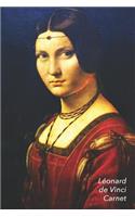 Léonard de Vinci Carnet: La Belle Ferronnière - Parfait Pour Prendre Des Notes - Beau Journal - Idéal Pour l'École, Études, Recettes Ou Mots de Passe