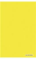 Classic Mole Notebook - Plain Yellow (Lined Journal)