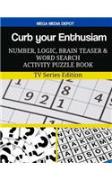 Curb your Enthusiasm Number, Logic, Brain Teaser and Word Search Activity: Puzzle Book TV Series Edition