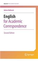 English for Academic Correspondence