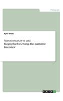 Narrationsanalyse und Biographieforschung. Das narrative Interview