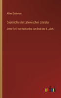 Geschichte der Lateinischen Literatur