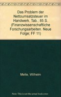 Das Problem Der Nettoumsatzsteuer Im Handwerk