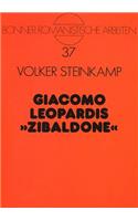Giacomo Leopardis «Zibaldone»