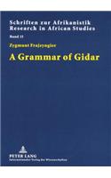 A Grammar of Gidar
