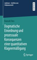 Dogmatische Einordnung Und Prozessuale Konsequenzen Einer Quantitativen Klageermäßigung