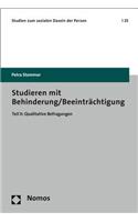 Studieren Mit Behinderung/Beeintrachtigung