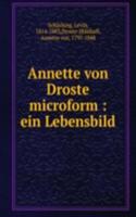 ANNETTE VON DROSTE MICROFORM EIN LEBENS