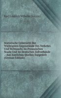 Statistische Uebersicht Der Wichtigsten Gegenstande Des Verkehrs Und Verbrauchs Im Preussischen Staate Und Im Deutschen Zollverbande .: Aus Amtlichen Quellen Dargestelt (German Edition)