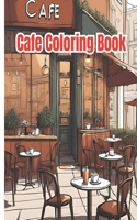Cafe Coloring Book