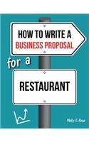 How To Write A Business Proposal For A Restaurant