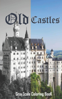 Old Castles gray scale Coloring Book: Old Castles 54 Gray scale Coloring Pages: Beautifully greyscaled images of castles and old buildings - size: 8,5 x 11 inches - Glossy cover -