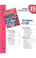 Indiana Holt Science & Technology Chapter 15 Resource File: The Nature of Light