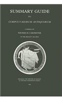 Summary Guide to Corpus Vasorum Antiquorum