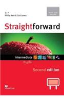 Straightforward 2nd Edition Intermediate Level Digital DVD Rom Multiple User