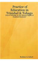 Practice of Education in Trinidad & Tobago