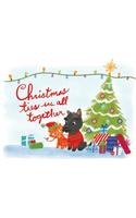 Christmas Ties Us All Together Holiday Embellished Notecards