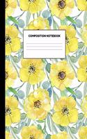 Composition Notebook: Wide Ruled Paper Notebook Journal - Blank Lined Workbook for Teens Kids Students Girls for Home School College for Writing Notes