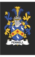 Fennell: Fennell Coat of Arms and Family Crest Notebook Journal (6 x 9 - 100 pages)