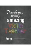 Thank You for Being an Amazing Violin Teacher