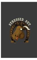 Stressed Out: Tired Horse Perfect Dot Grid Notebook/Journal (6x9)