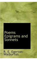 Poems Epigrams and Sonnets