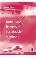 Institutional Barriers to Sustainable Transport