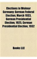 Elections in Weimar Germany