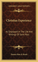 Christian Experience
