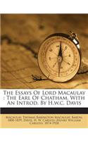 The Essays of Lord Macaulay