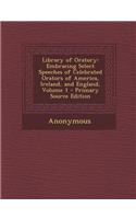 Library of Oratory: (English)