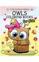 Owls Coloring Books for Kids